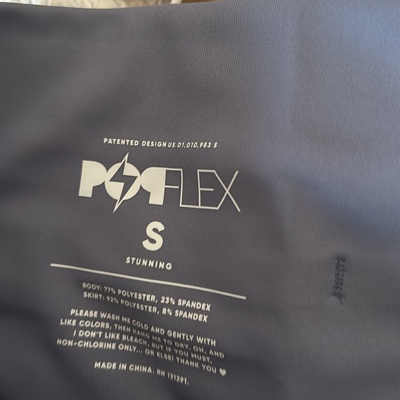 POPFLEX NWT Pirouette Skort in blue mist size small - Picture 6 of 8